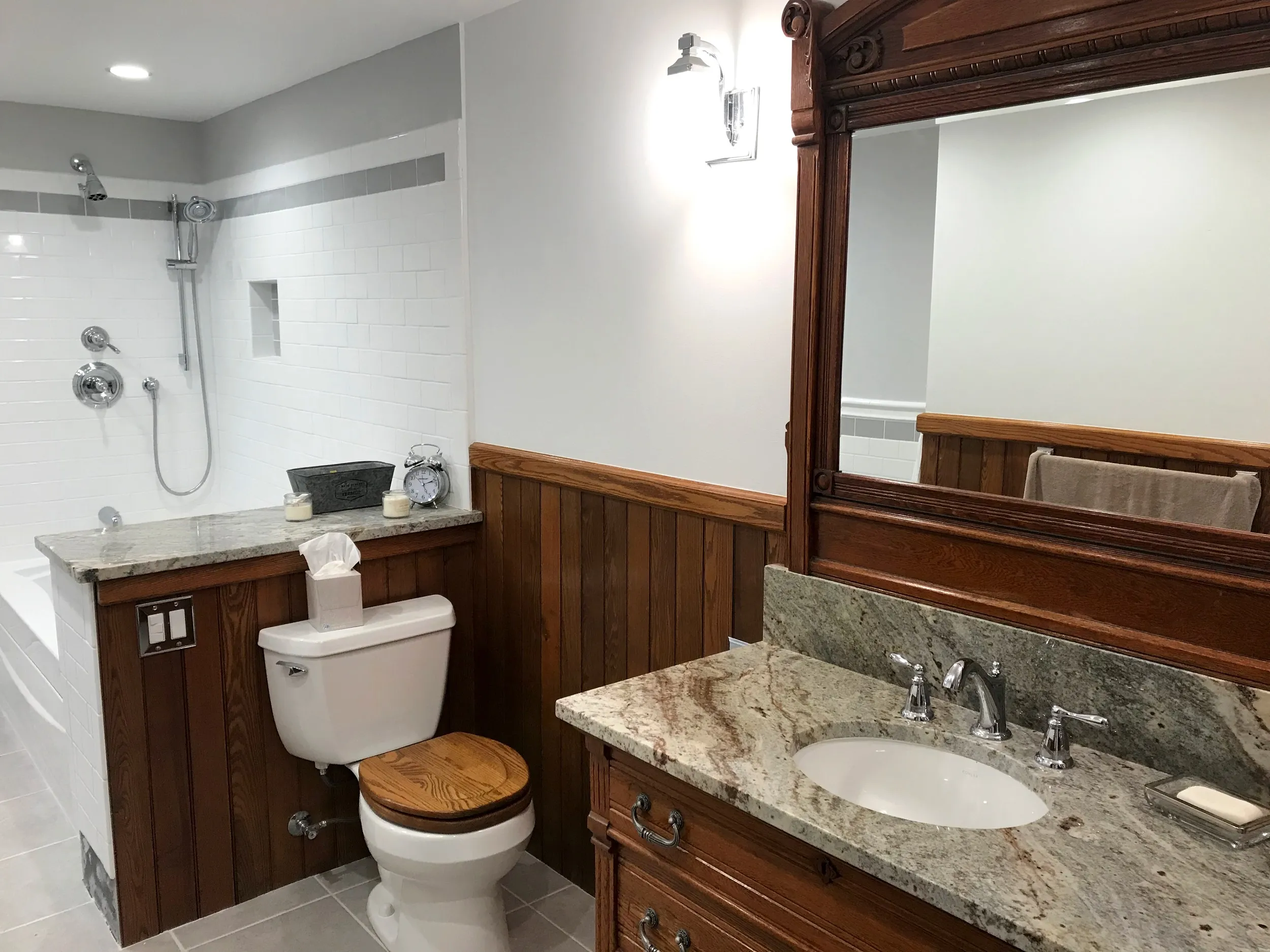 Granite countertop project in Northfield MA